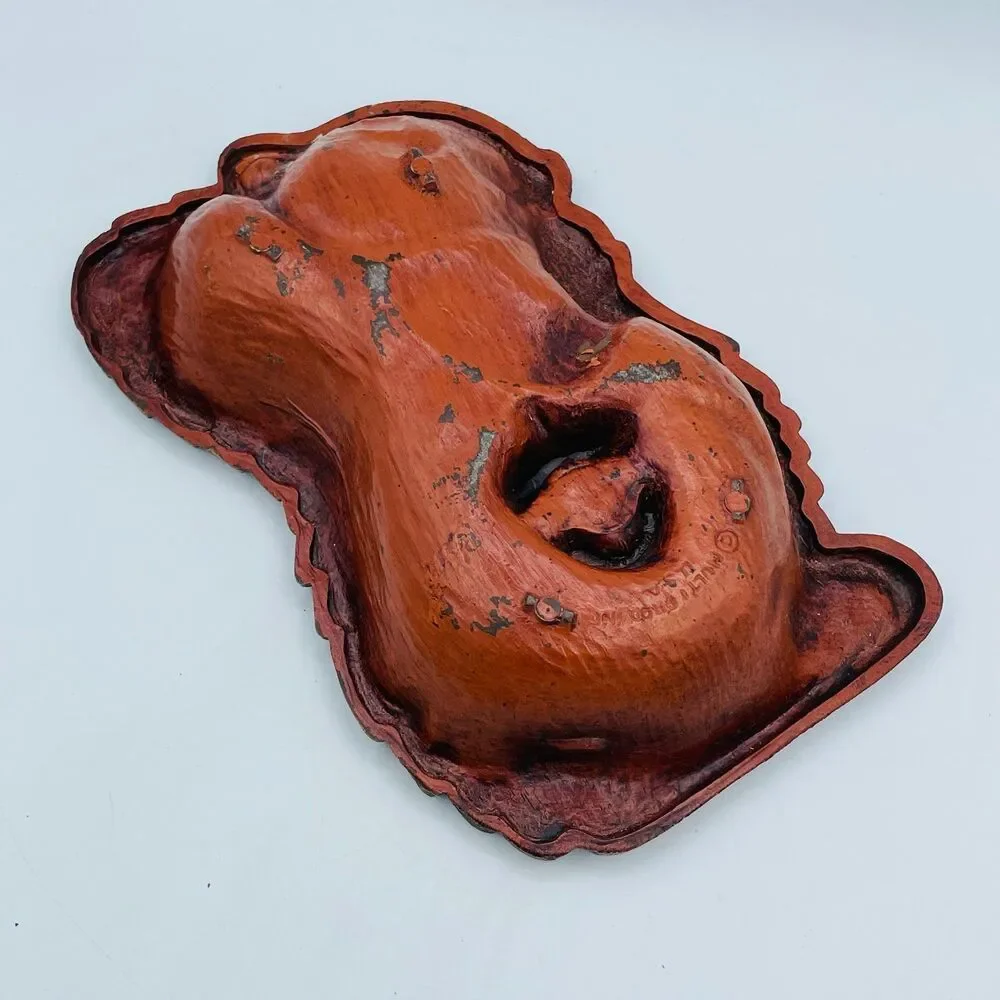 Vintage Anthropomorphic Cheeky Squirrel Shaped Nut Tray Bowl Mid Century Style